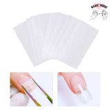 extensions en fibre de verre pour avoir de plus longs ongles. à utiliser avec une pince épiler.