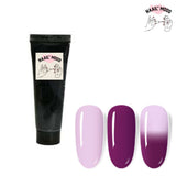 Gel thermique violet