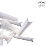 Extension  faux ongles en forme de cercueil