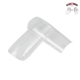 Capsules transparentes pour les pose américaines. Il suffit de coller sur les ongles et de vernir. 