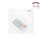 mèches de perceuse à ongles électrique. Fait en céramic et tungstène. Contient 10 forêt par paquet.
