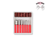 Forets pour ponceuse électrique en forme de stylo pour les ongles. Mesure 15,8 cm de longueur.